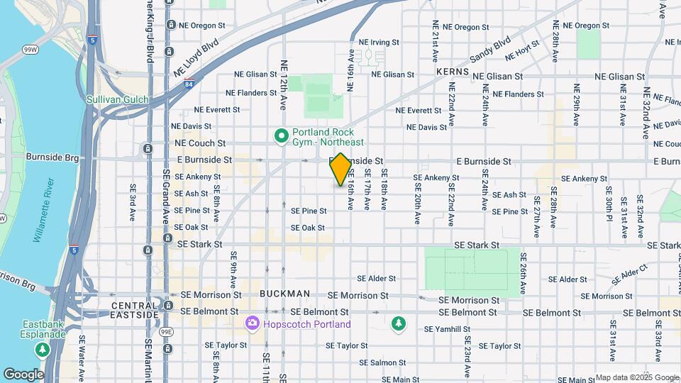 1513 SE Ash St Map and Location Details