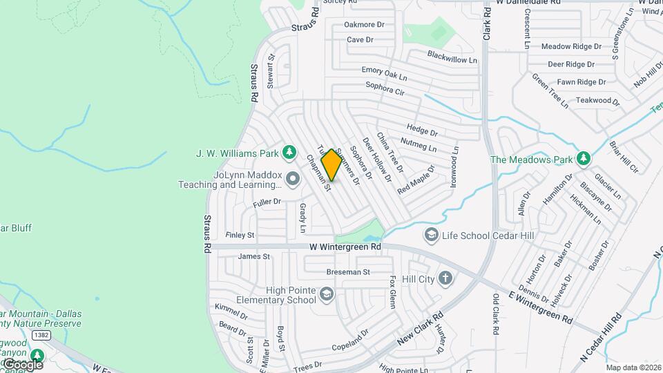 1524 Chapman St Mapa y Detalles de la Ubicación