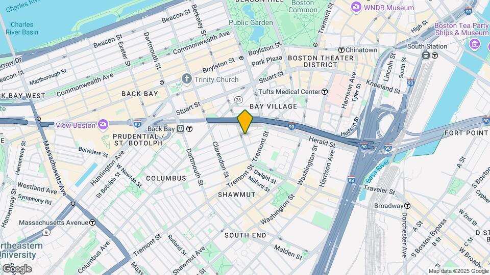 65 Berkeley St, Unit 1 Map and Location Details
