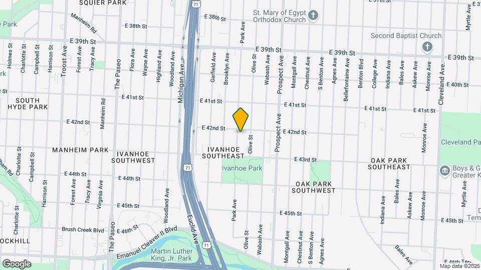 4207 Park Ave Mapa y Detalles de la Ubicación