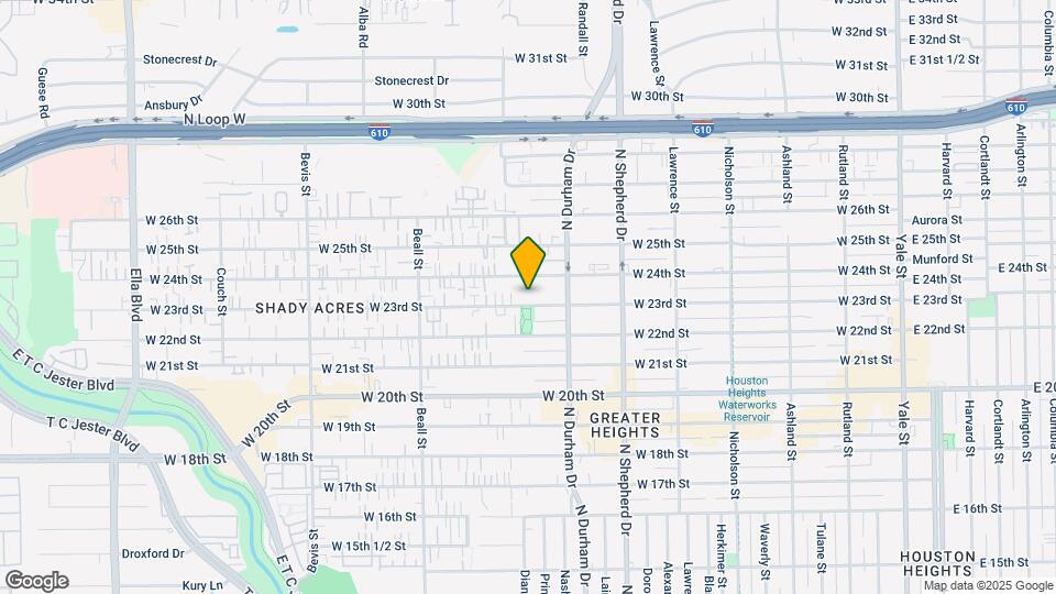 843 W 23rd St Map and Location Details