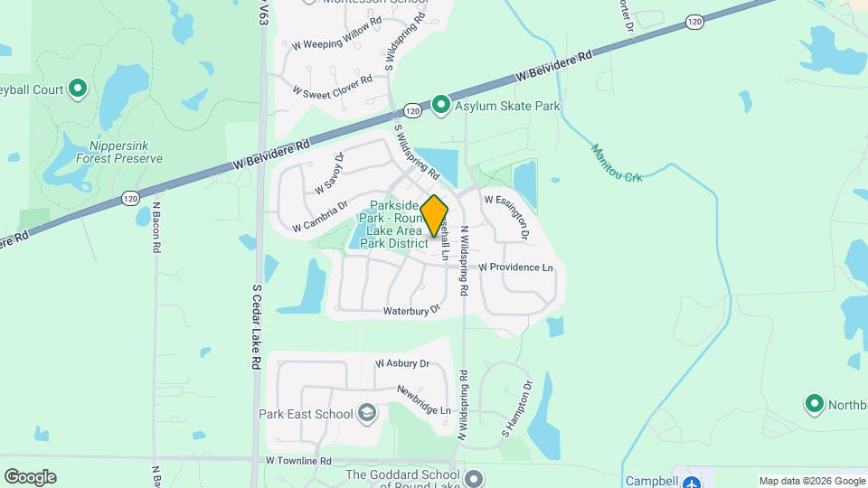 686 S Rosehall Ln Mapa y Detalles de la Ubicación