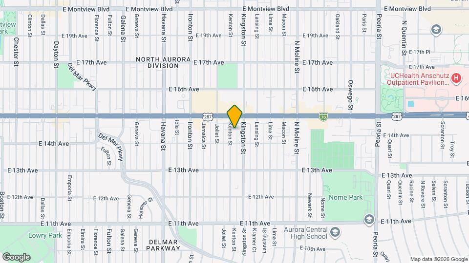 1440 Kenton St Map and Location Details