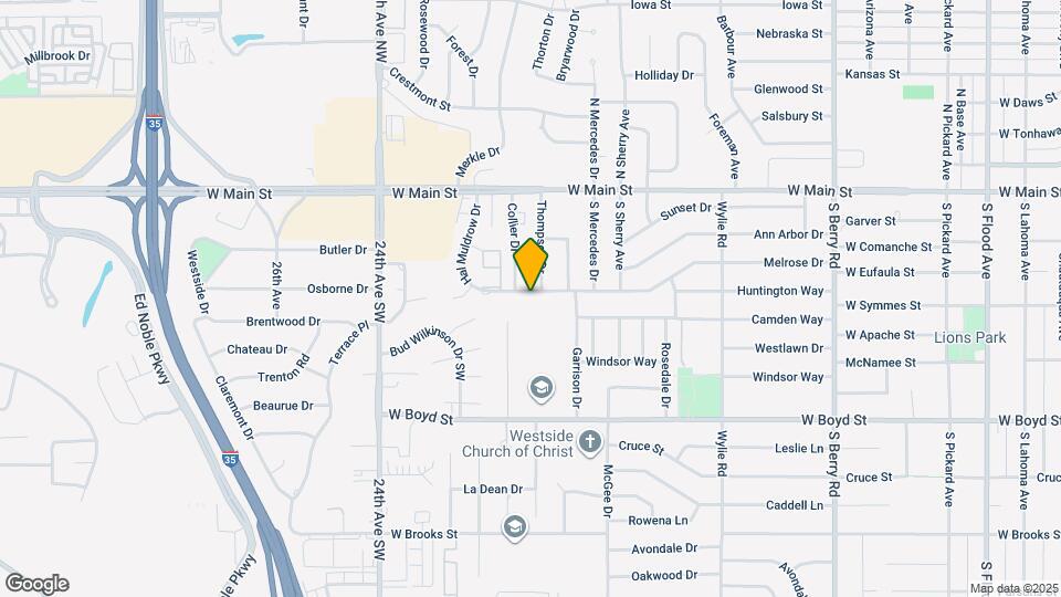 2016 Melrose Dr Map and Location Details