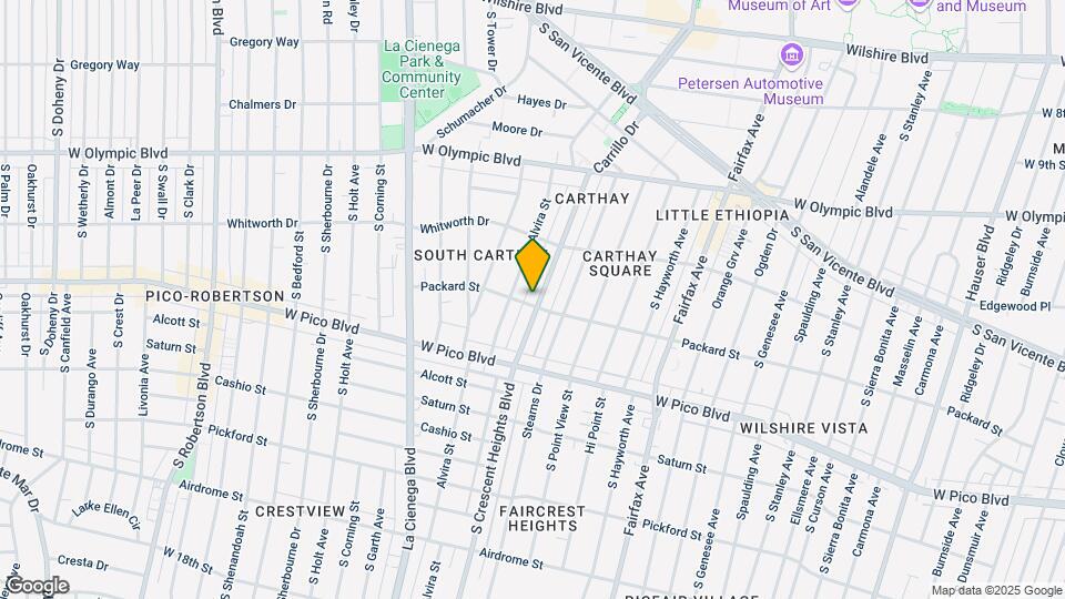 1163 S Crescent Heights Blvd Map and Location Details