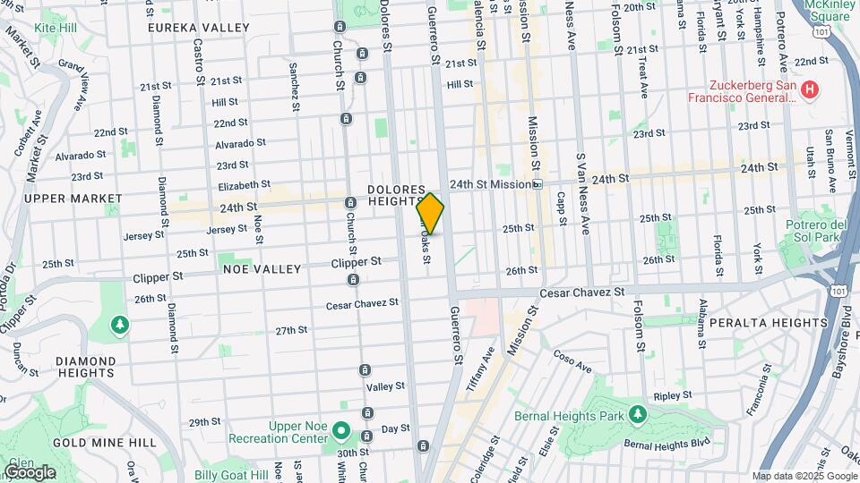 405-409 Fair Oaks St Mapa y Detalles de la Ubicación