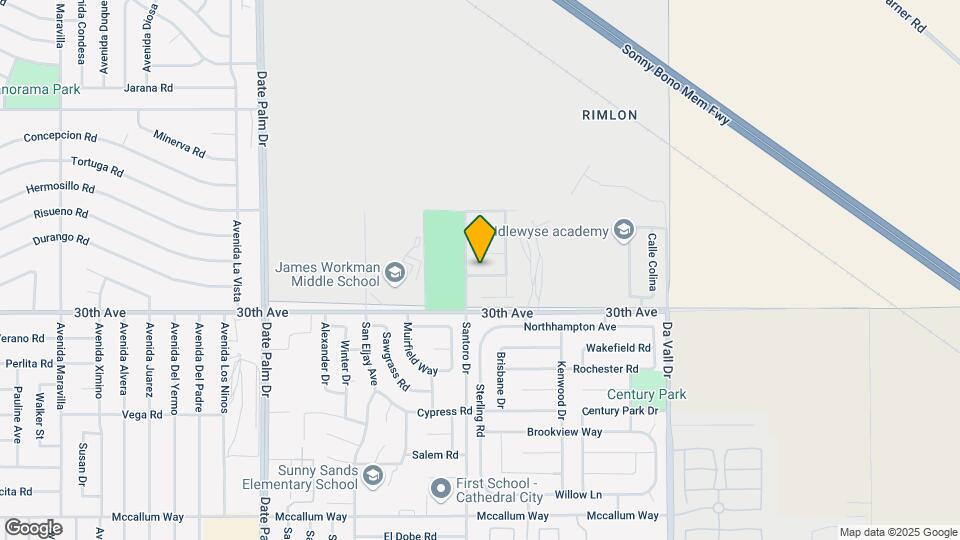 69520 Borrego Rd Map and Location Details