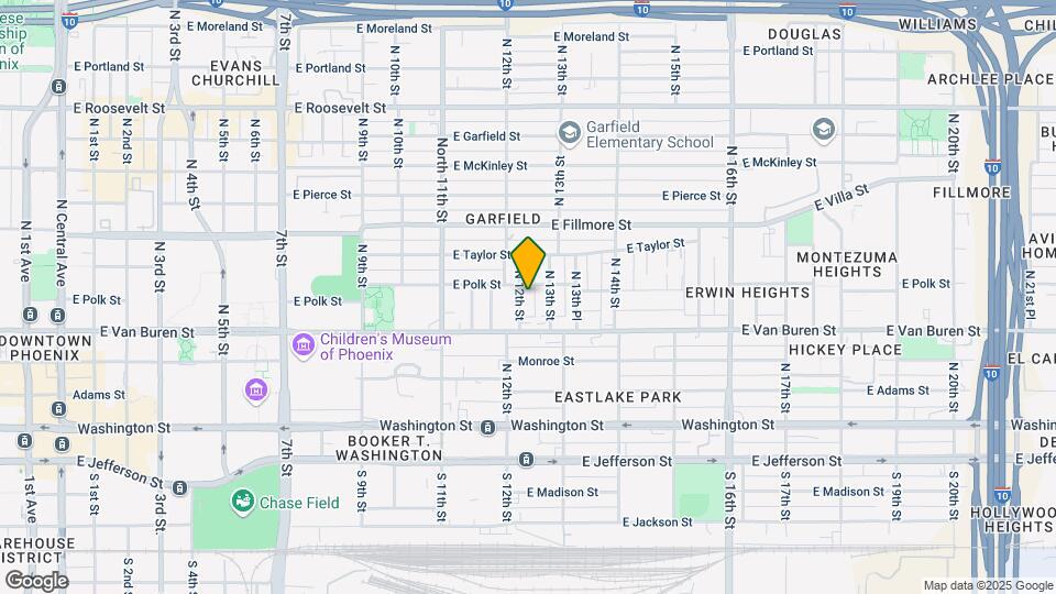 329 N 12th St Map and Location Details