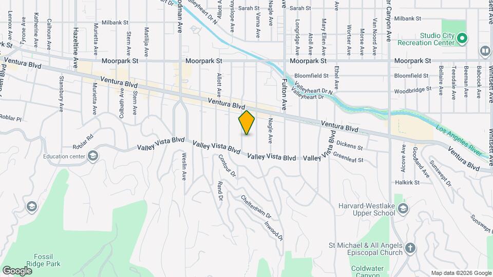 4136 Greenbush Ave Map and Location Details