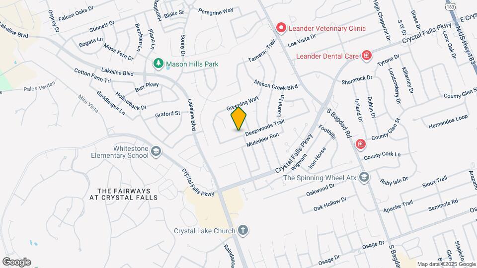 1513 Deepwoods Trail Map and Location Details