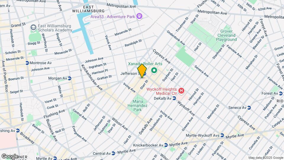 382 Troutman St Mapa y Detalles de la Ubicación