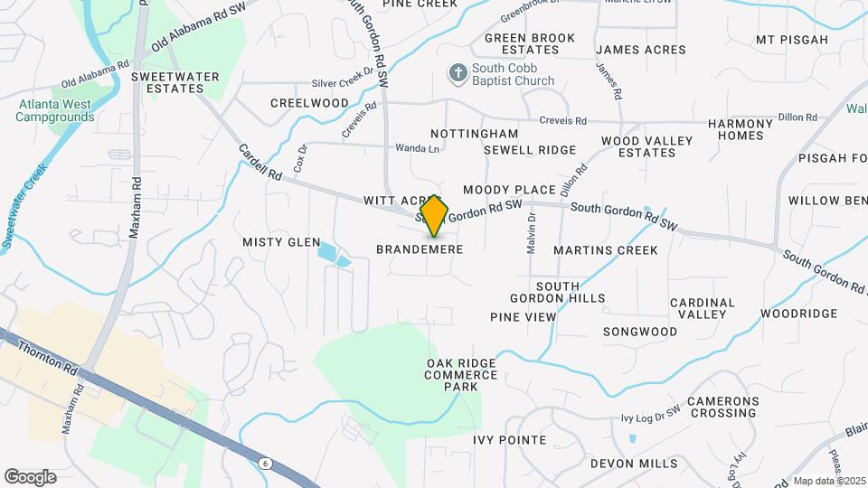 6555 Brandemere Way SW Map and Location Details