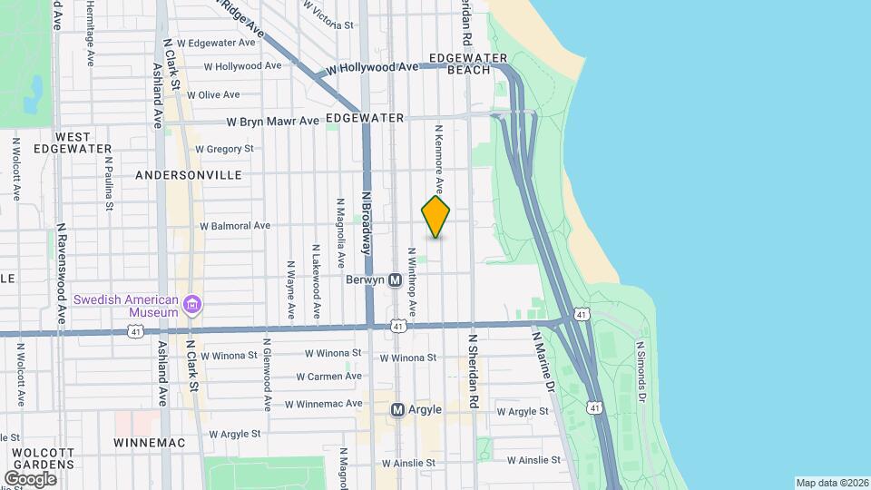 5338 N Kenmore Ave Map and Location Details