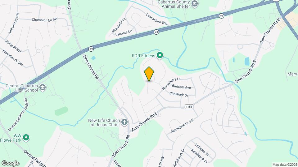 582 Shellbark Dr Map and Location Details