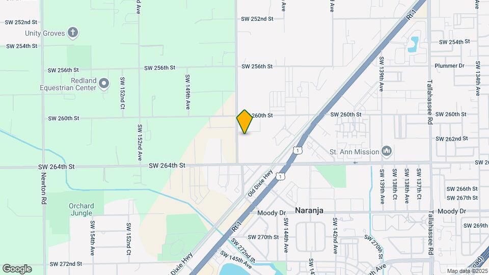 14617 SW 262nd St Map and Location Details