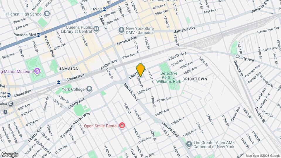 103-25 169th St Mapa y Detalles de la Ubicación