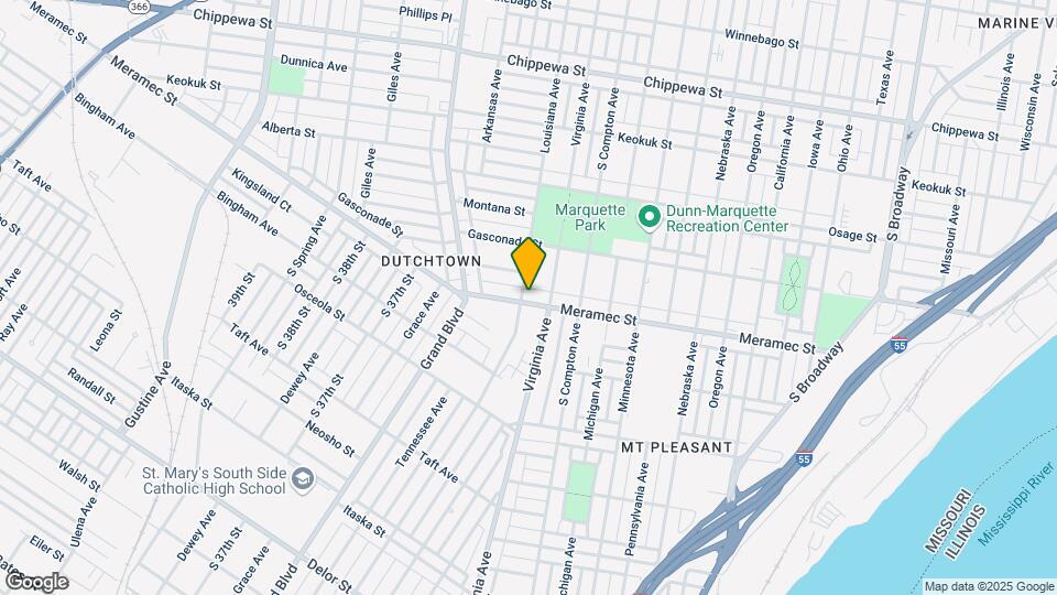 3321 Meramec St Mapa y Detalles de la Ubicación