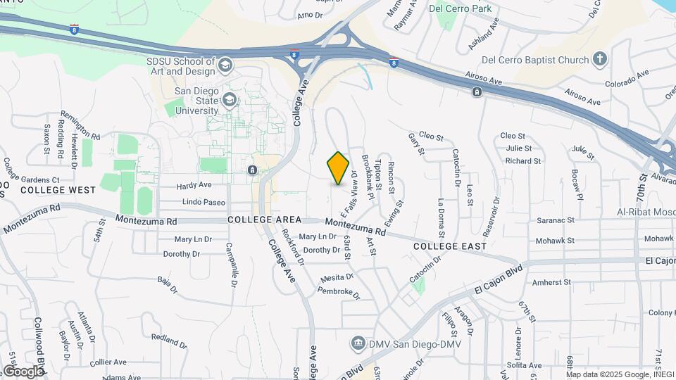 6241 Adobe Dr Map and Location Details