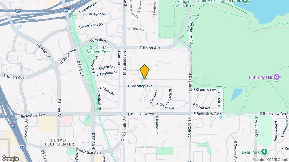 9107 E Chenango Ave Map and Location Details