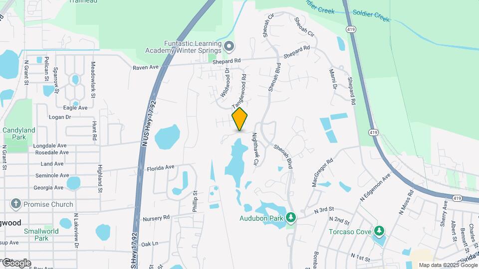 615 Anhinga Rd Map and Location Details