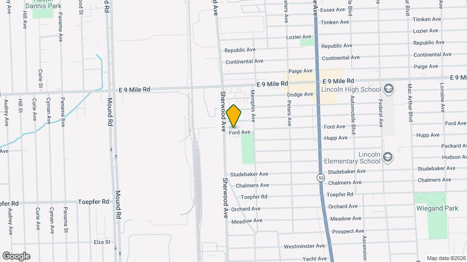 6739 Ford Ave Map and Location Details
