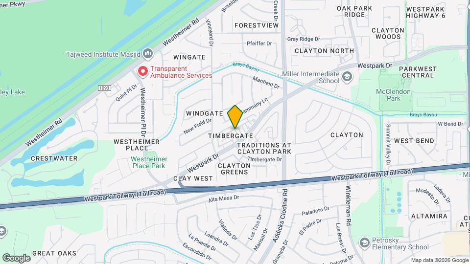 15903 Timber Chase Dr Map and Location Details