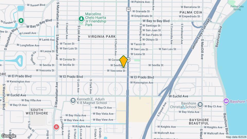 3809 W Vasconia St Map and Location Details
