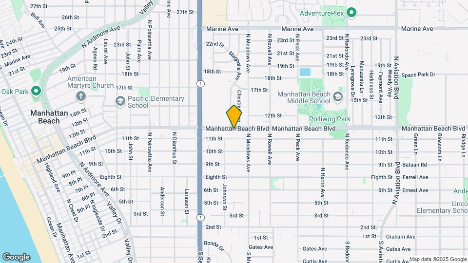 1220 Manhattan Beach Blvd Map and Location Details