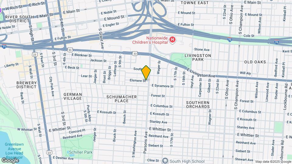 553 Elsmere St Map and Location Details