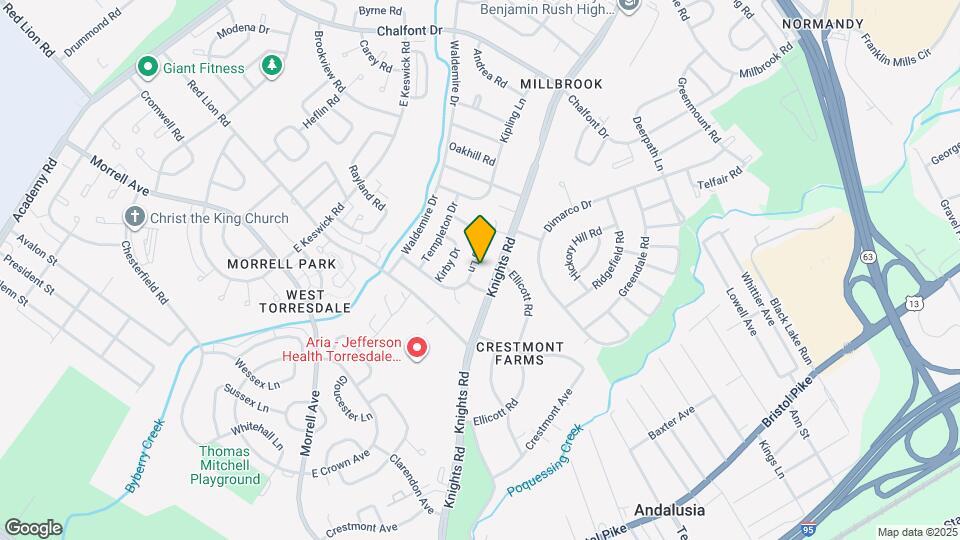 10925 Kipling Ln Map and Location Details