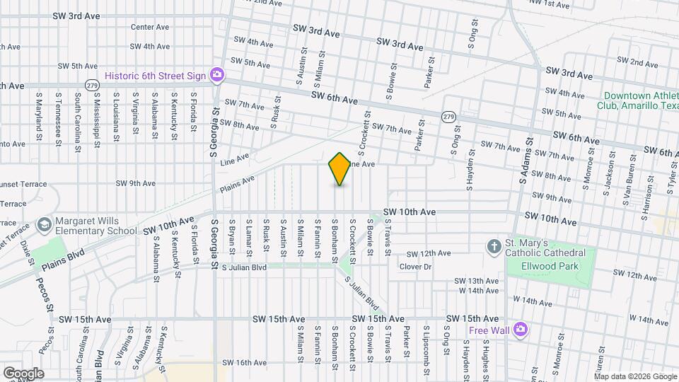 919 S Bonham St Map and Location Details