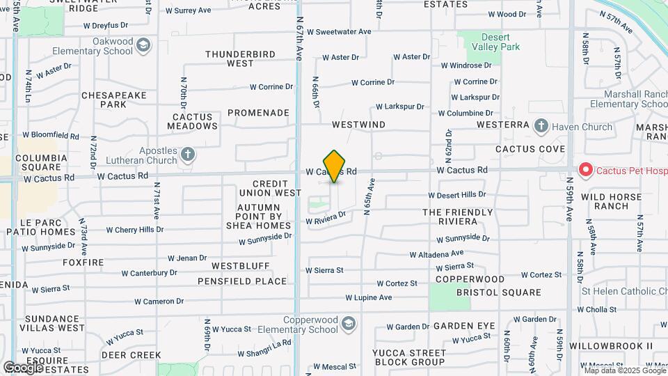 12099 N 66th Ave Mapa y Detalles de la Ubicación