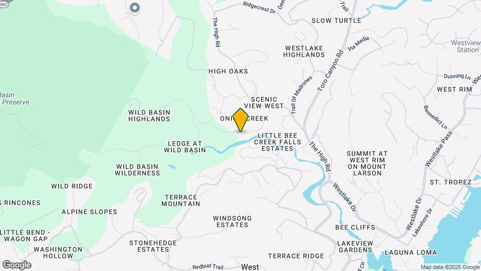 1501 Wild Basin Ledge Map and Location Details