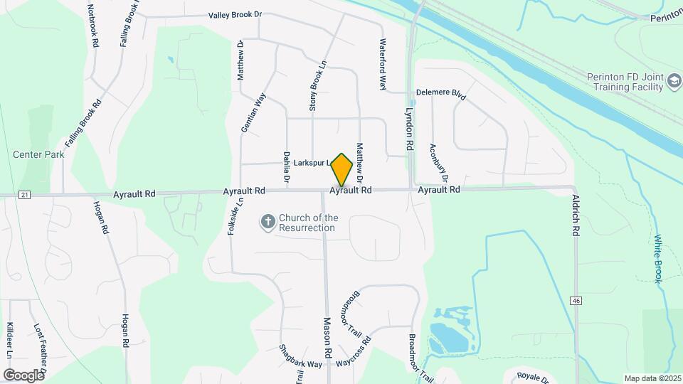 1553 Ayrault Rd Map and Location Details
