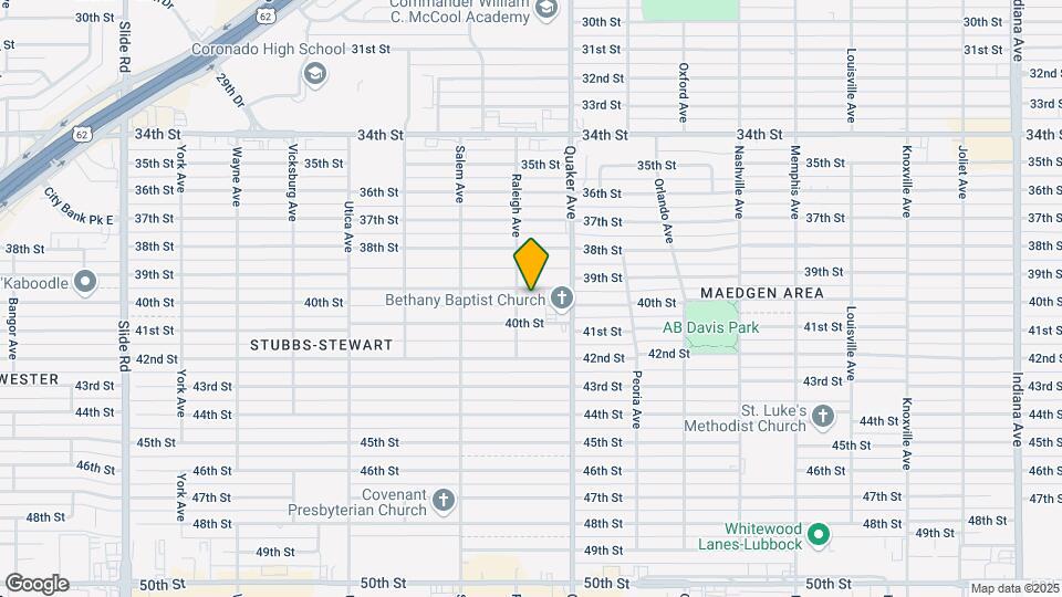 4419 39th St Map and Location Details