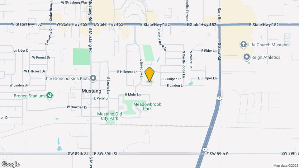 741 S Glen Ln Map and Location Details