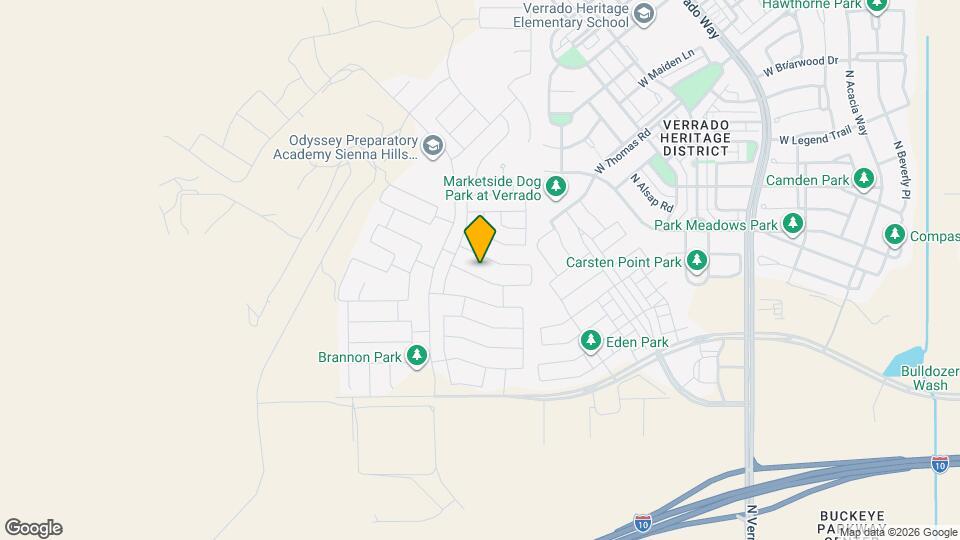 21214 W Palm Ln Map and Location Details