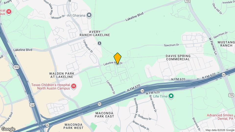 10303 Oldham Cv Map and Location Details