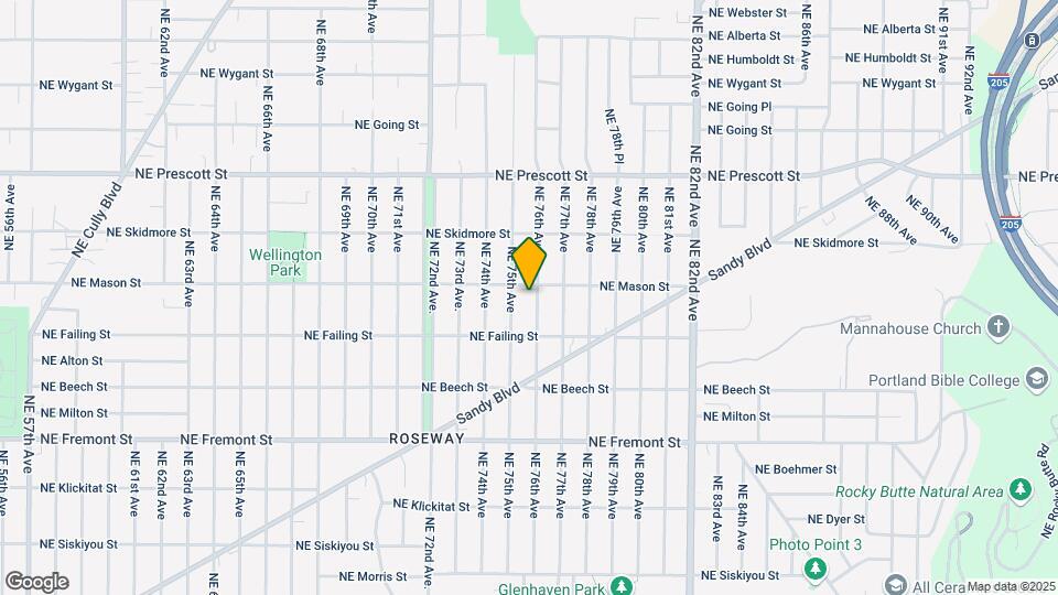 4027 NE 76th Ave Map and Location Details