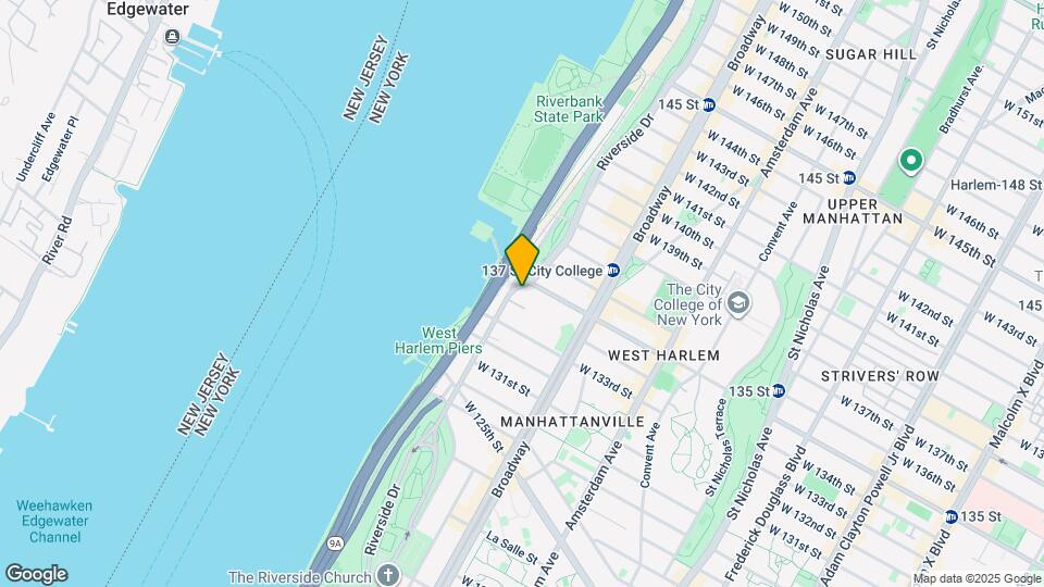 575 Riverside Dr Map and Location Details