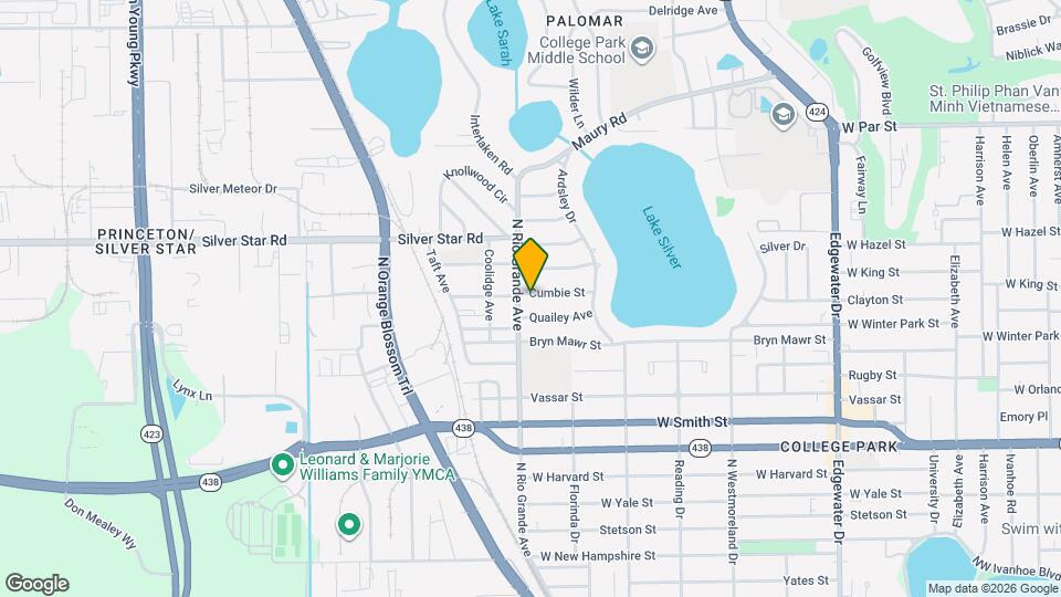 1448 Cumbie St Map and Location Details