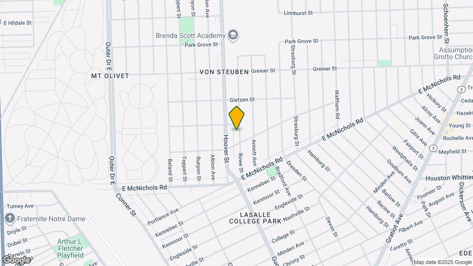 17341 Rowe St Map and Location Details