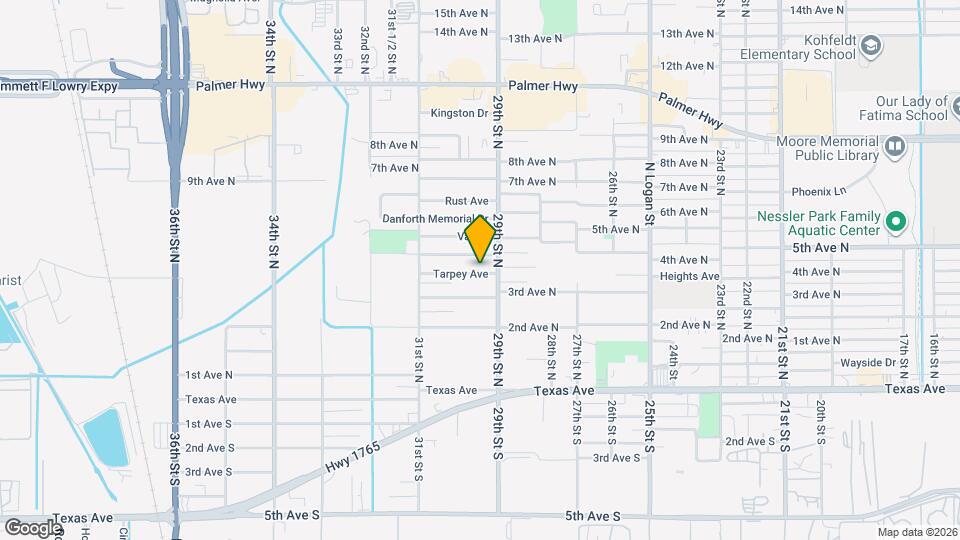 2914 Tarpey Ave Map and Location Details