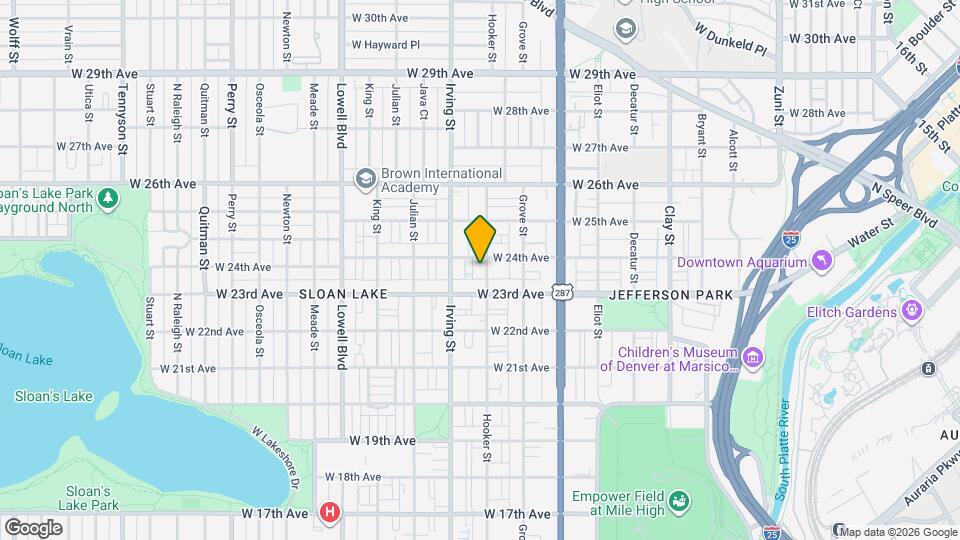 2343 Hooker St Map and Location Details