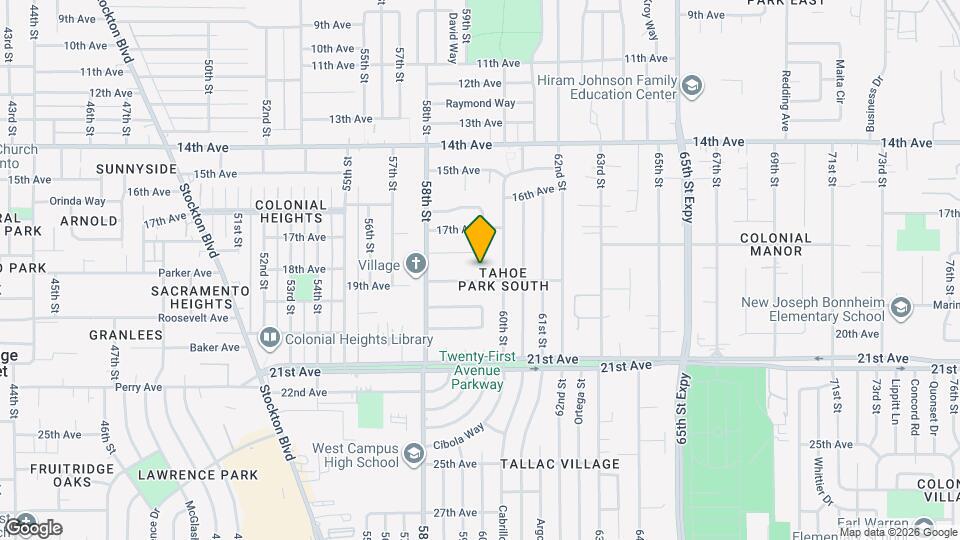 5951 1/2 19th Ave Map and Location Details