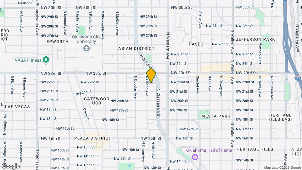 1218 NW 22nd St Map and Location Details