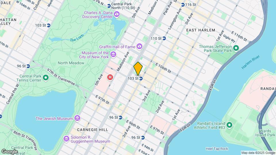 126 E 103rd St Map and Location Details
