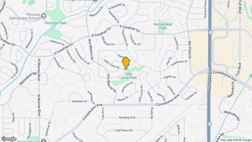 5045 Escapardo Way Map and Location Details