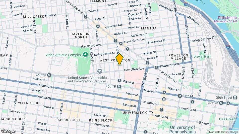 335 N 40th St, Unit #3 Map and Location Details