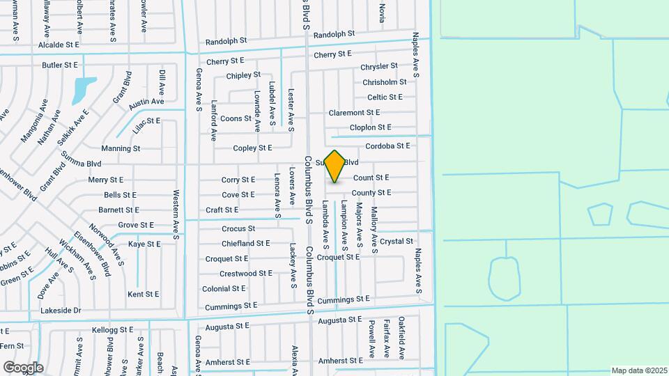 1213 County St E Map and Location Details